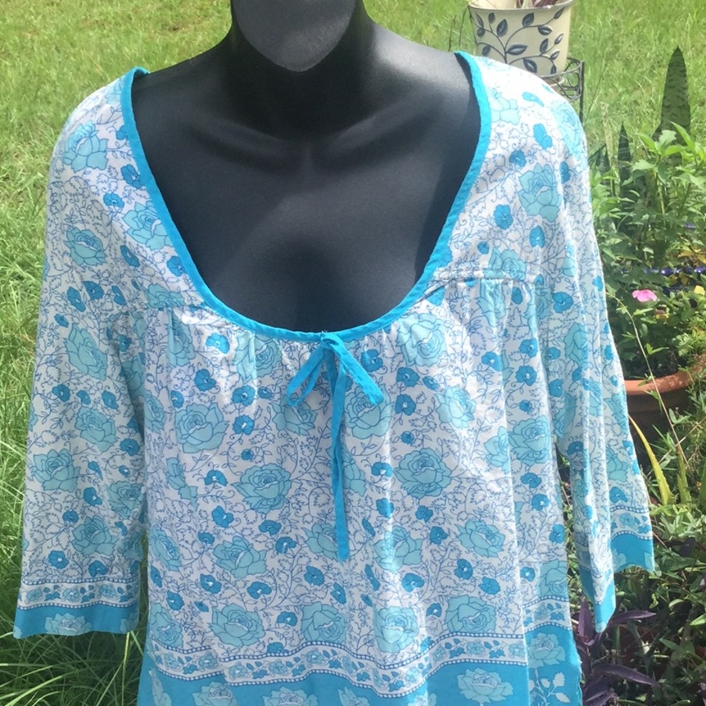 🦋NWOT” Old Navy “ Size XLarge Bohemian Style Top Wardrobe Closet Must Have 🦋 - Picture 4 of 9